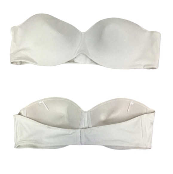 Dominique Other - Dominique Strapless Bra White Size 48C Seamless Supportive Full Coverage